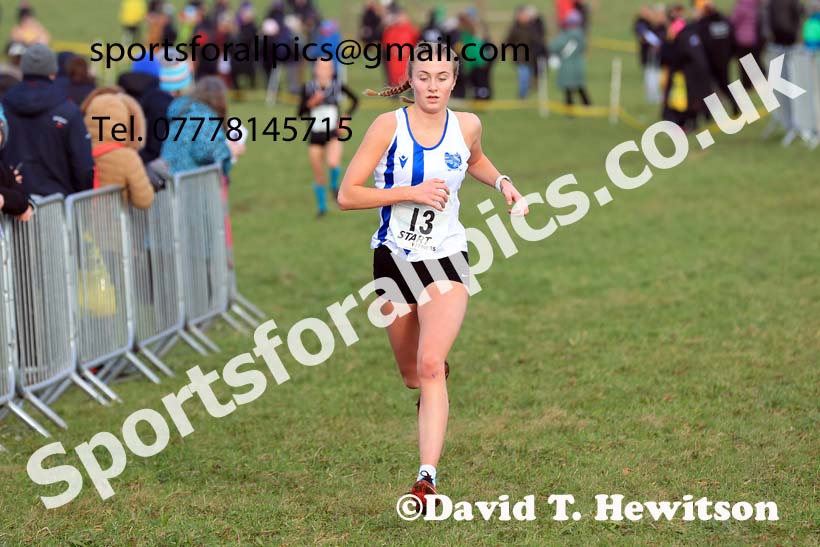 Womens Under-17s 2024 Northern Cross Country Champs., Sedgefield. Photo: David T. Hewitson/Sports for All Pics